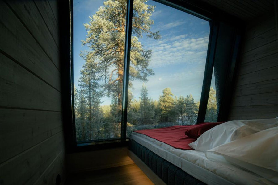 Salla Wilderness Lodges, cama