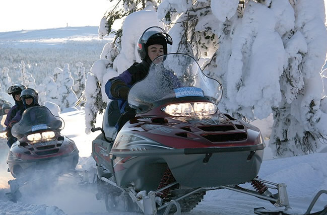 Safari en motos de nieve, Laponia