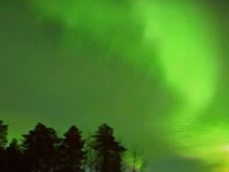 Auroras boreales Laponia (Finlandia)
