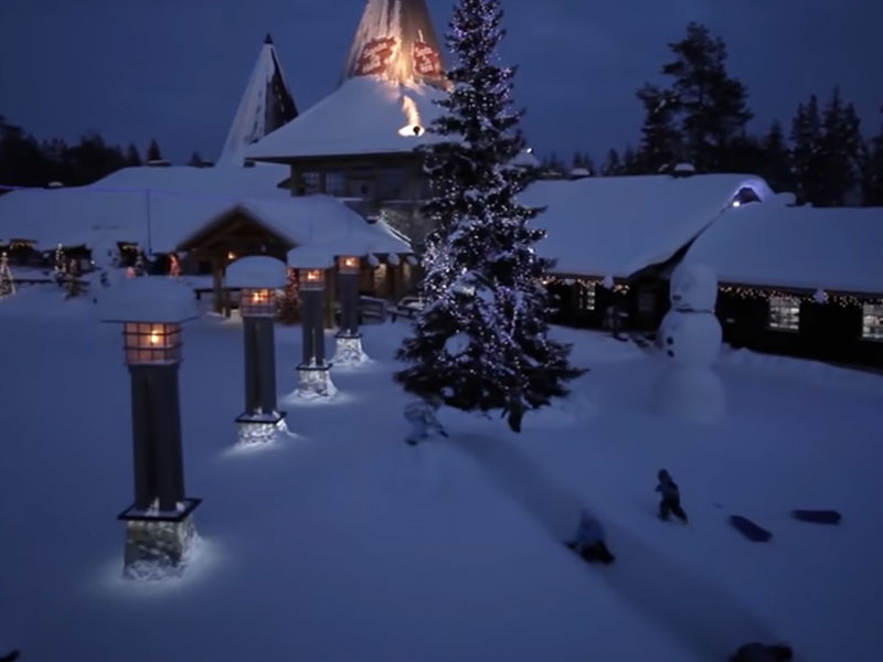 Papá Noel Santa Claus en Laponia