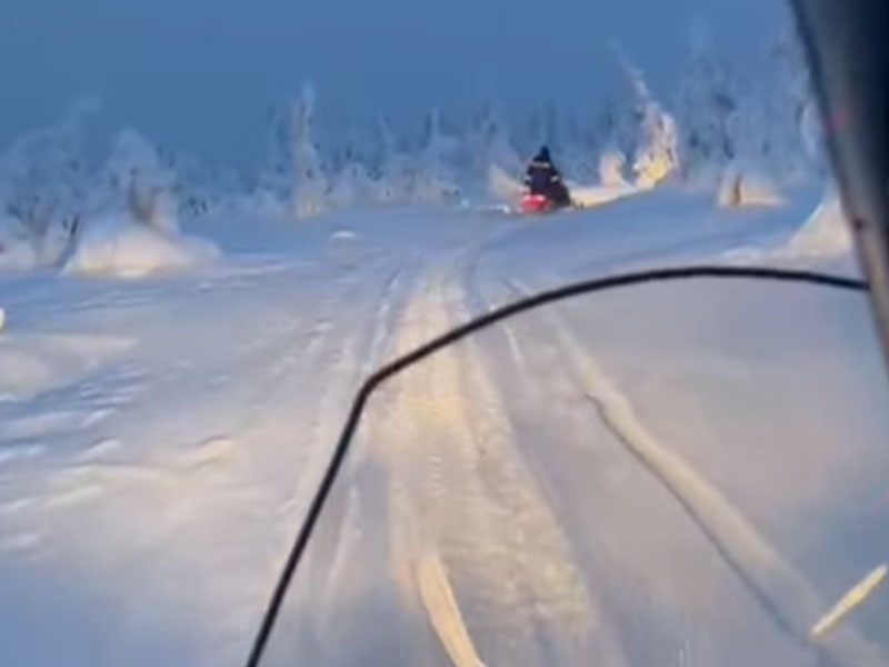 Excursión moto de nieve, Iso Syöte, Laponia