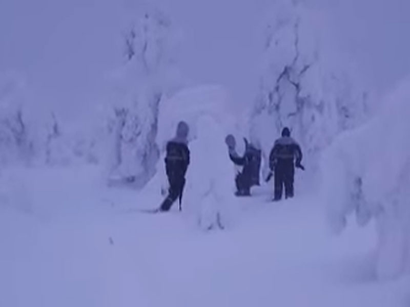 Raquetas de nieve, Iso Syöte, Laponia